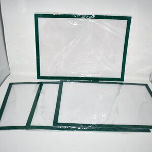 PATIKIL Magnetic Sign Holder, 11x17 A3 Display Frame, 4 Pack, Green, NWT